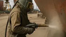 Projection d&#39;abrasif